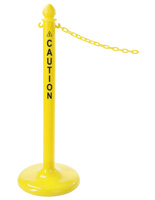 Plastic Caution Posts Sold as Complete Kit