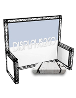 10 x 10 Trade Show Truss Display with Knockdown Design