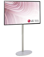 Free standing digital signage with LG SuperSign Software