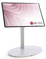 50" digital advertising stand with commercial LG monitor