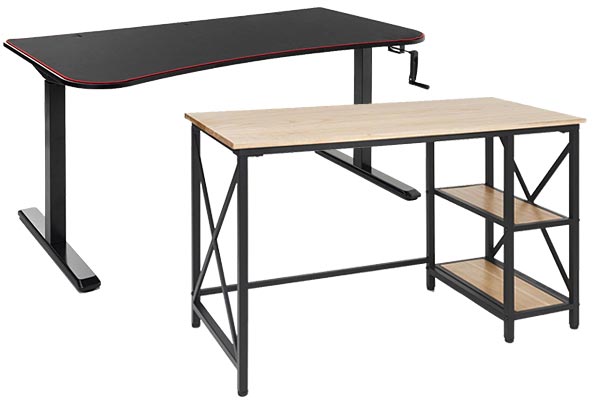 Contemporary desks for cubicles