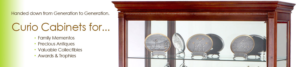 High quality display cases made with hardwood moulding.