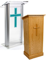 custom printed church pulpits