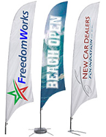 Custom Print Feather Flags