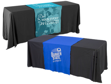 custom printed throws and table runners