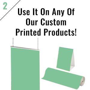 Custom printed products from Displays2go