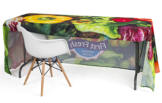 Printed tablecloth on sale