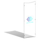 Durable full color custom UV printed clear replacement panel for CVWD series lecterns