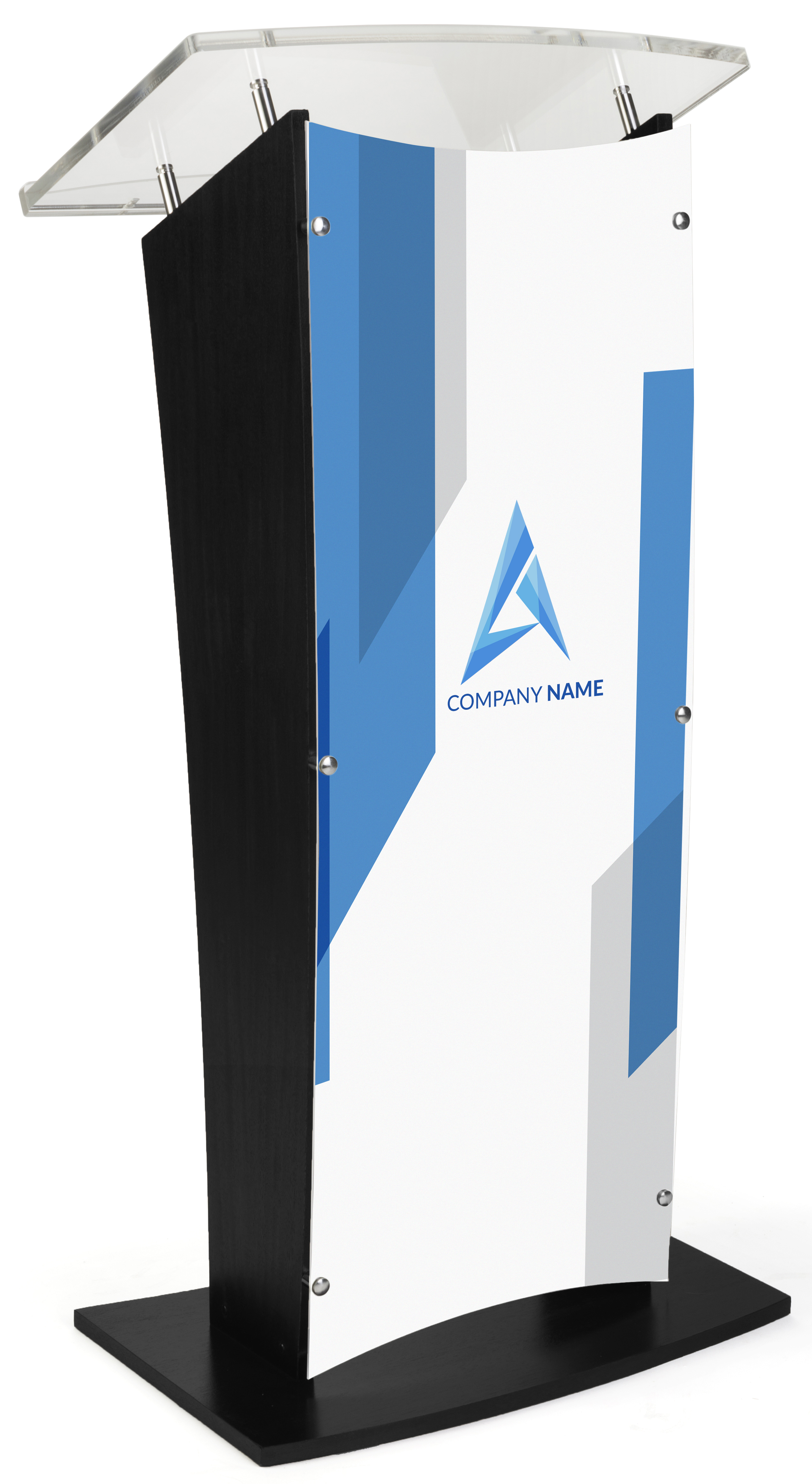 Acrylic Speaking Stand with Custom Printing | Full Color Graphics ...