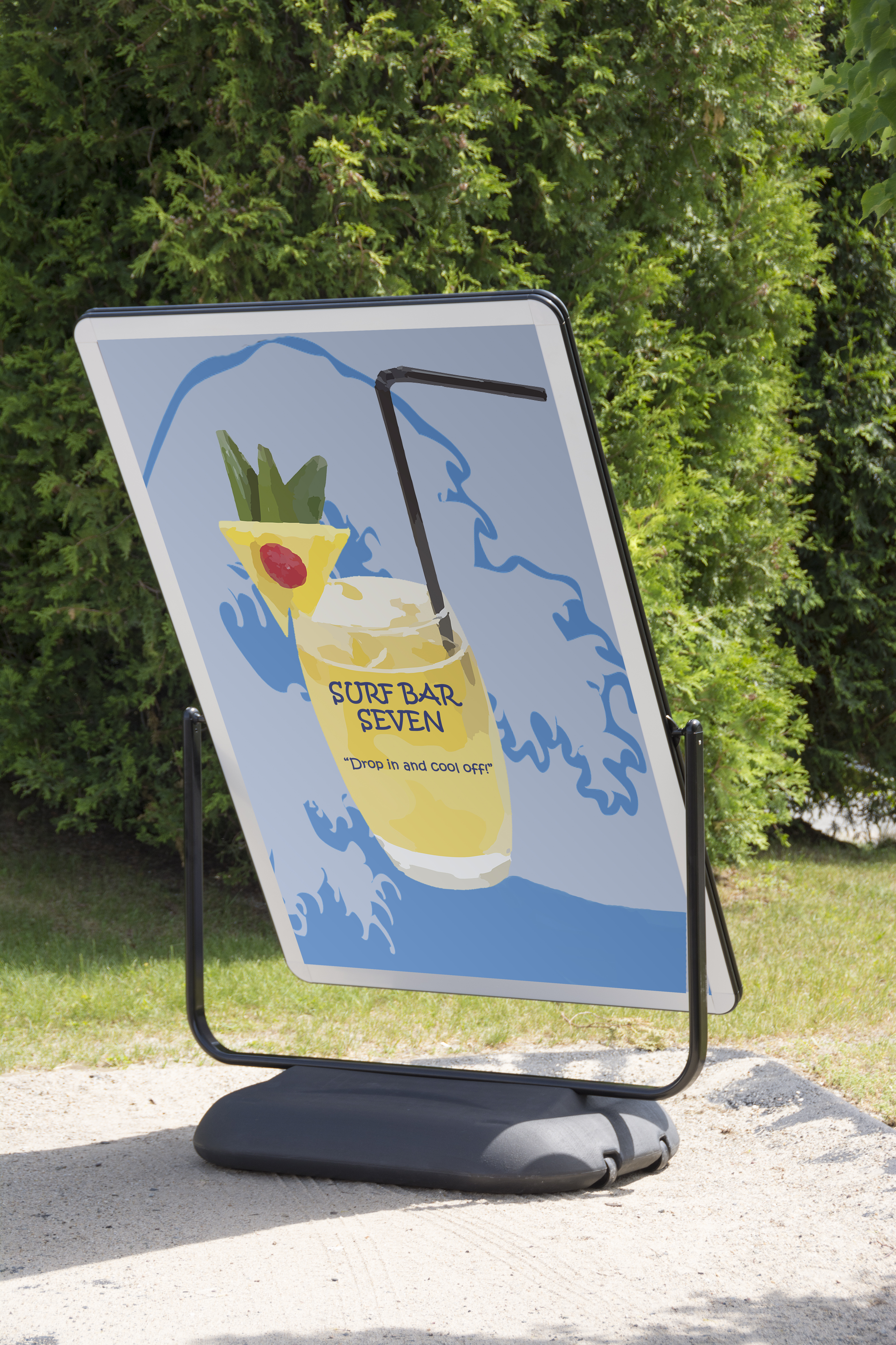 Giant 40 x 60 Forecourt Sign | Weighted Base | Displays2Go