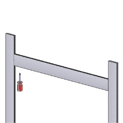 magazine rack set-up