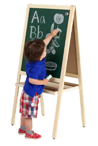 chalkboard easels for daycare centers