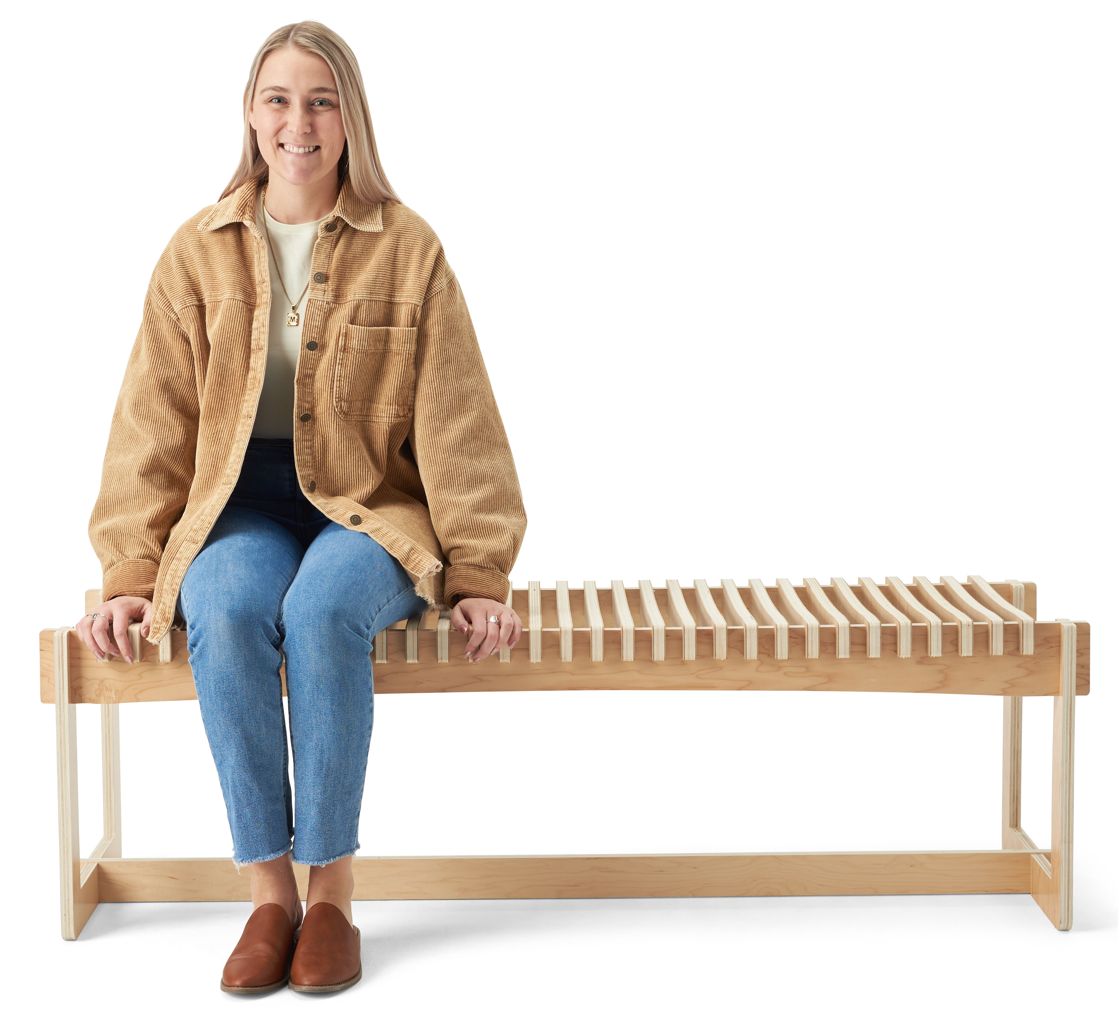 Saltram Bench Slat Bench | Fully Collapsible Design for Easy Transport | Displays2Go