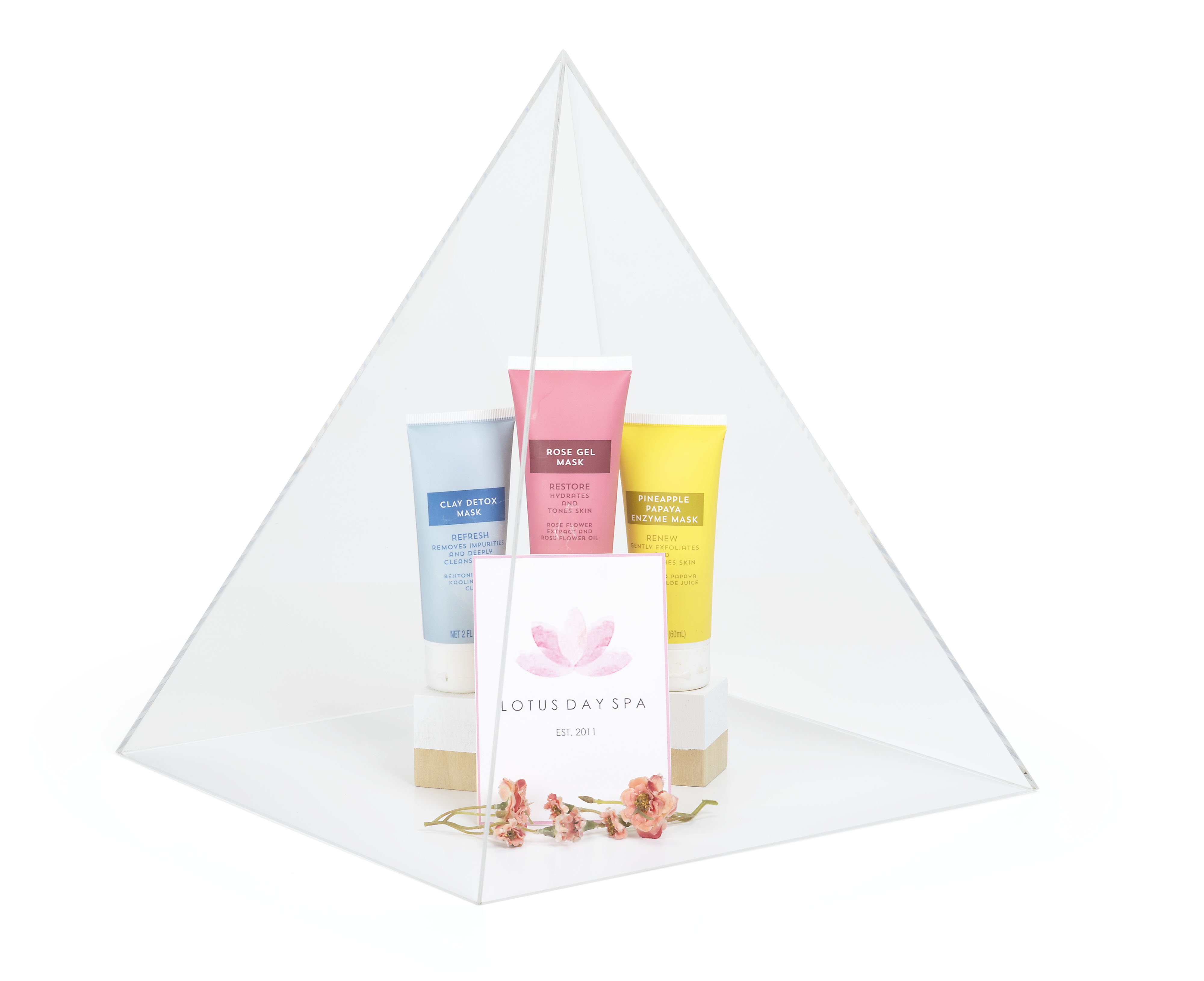 Acrylic Pyramid Box | Lift-Off Loading Style | Displays2Go
