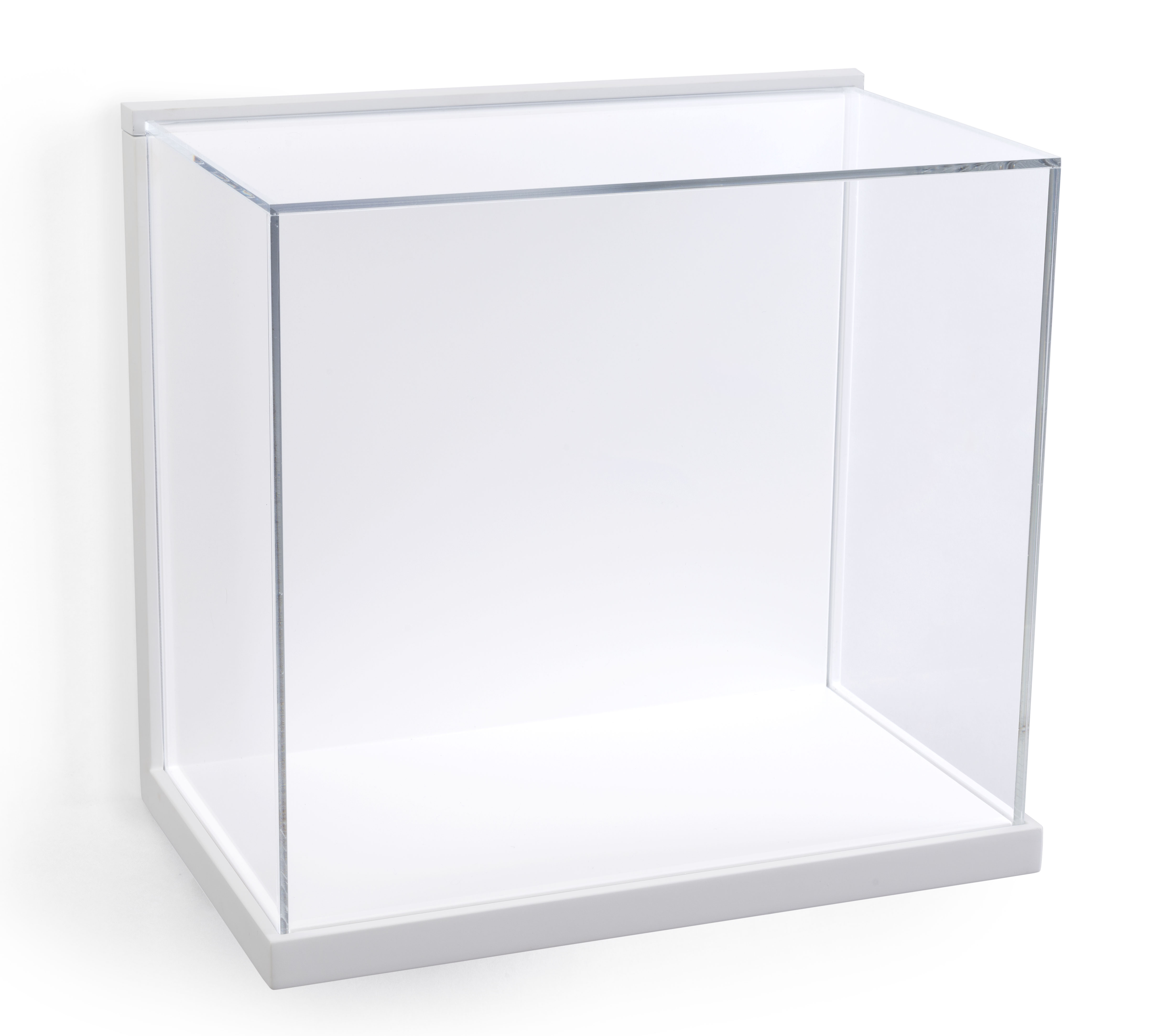 Museum Style Wall Vitrine | White MDF Interior | Displays2Go