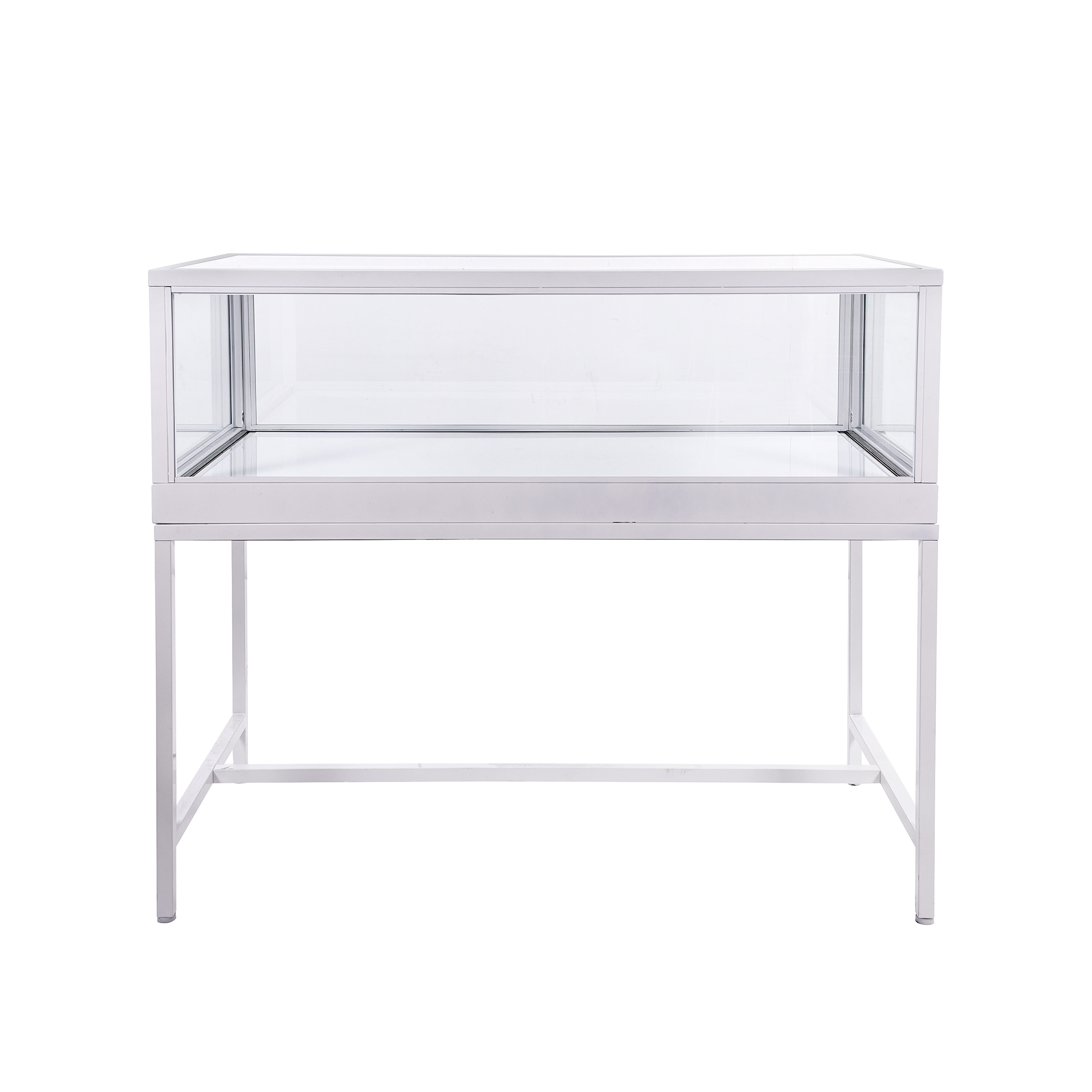 48" Full Vision Display Case w/ LED Lighting, Pull-Out Display, and Tempered Glass - Image 2