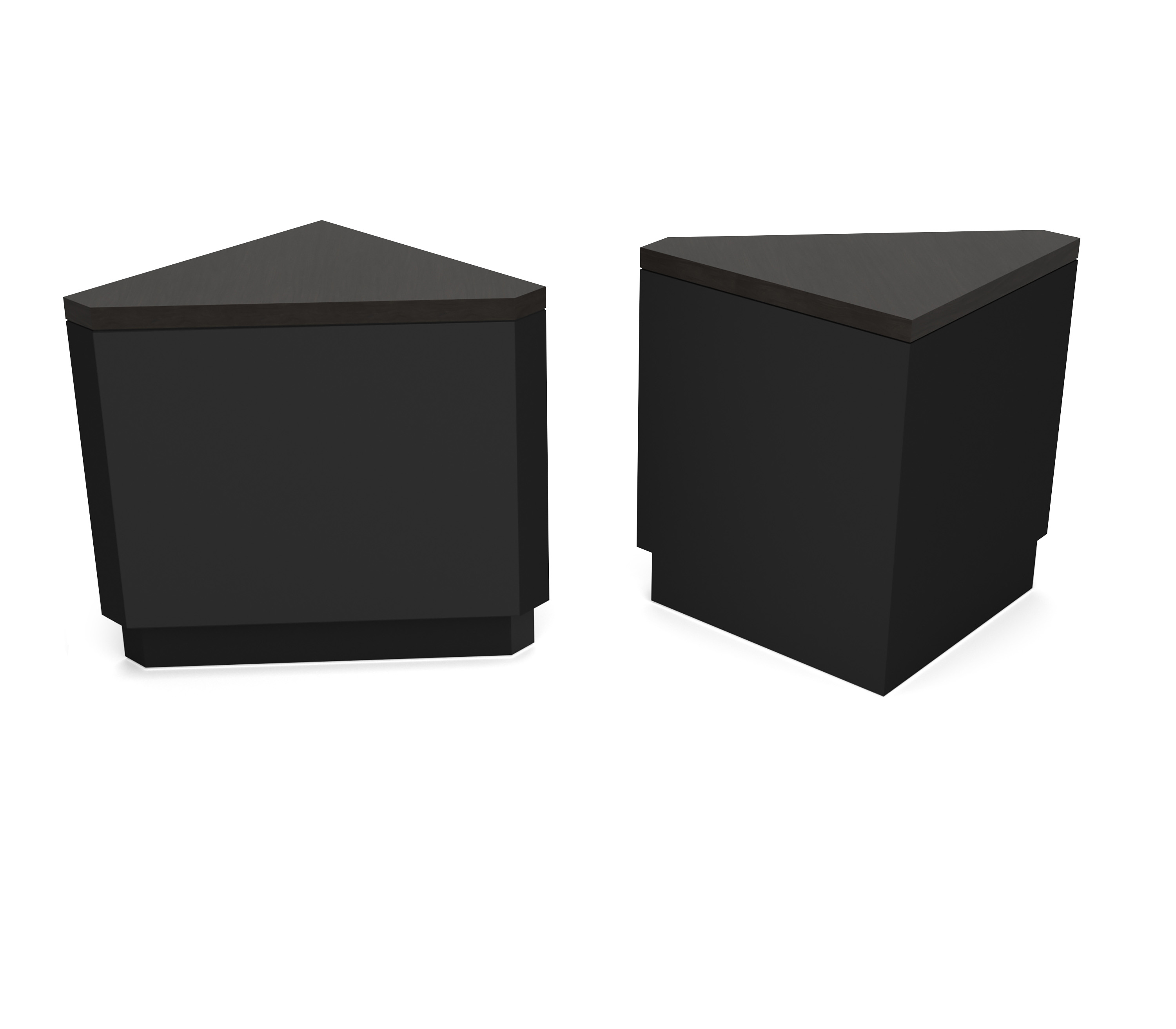 Corner Retail Counter w/ Matte Finish, Decorative Reveal, Ships Fully Assembled - Image 2