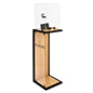 Custom display plinth with acrylic enclosed case