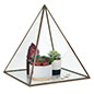 One eights inch thick glass pyramid display case