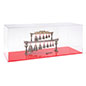 Large model display case with bright red base