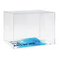 Acrylic display box case with branded base with UV printing included