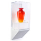 10”w Wall Wedge Display Case w/ MDF Base and Lift Off Acrylic Vitrine - White - Image 9