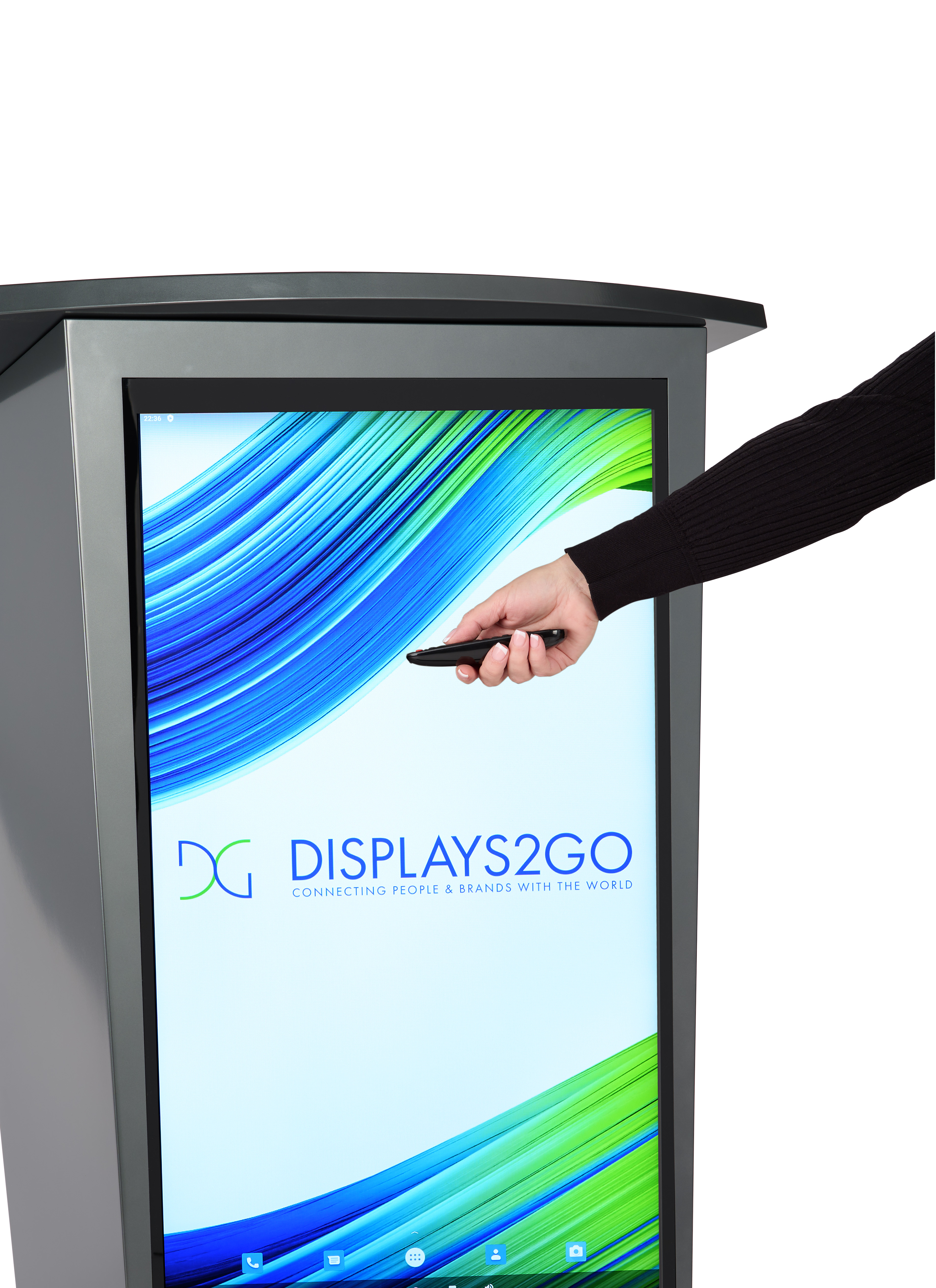 43" Digital Podium with LCD Screen, Android OS, Built-in Shelf - Image 6