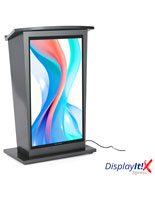 Digital Podium with 43" LCD Screen with graphite colored podium