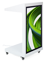 Checkout stand with digital display with 4 GB of RAM and 64GB of storage space