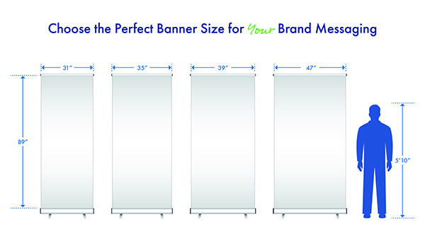 Custom Printed Retractable Banners in Several Sizes
