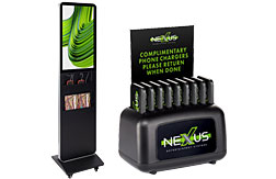 Charge tablets for a classroom or offer visitors a quick boost on their mobile device with these innovative charging stations