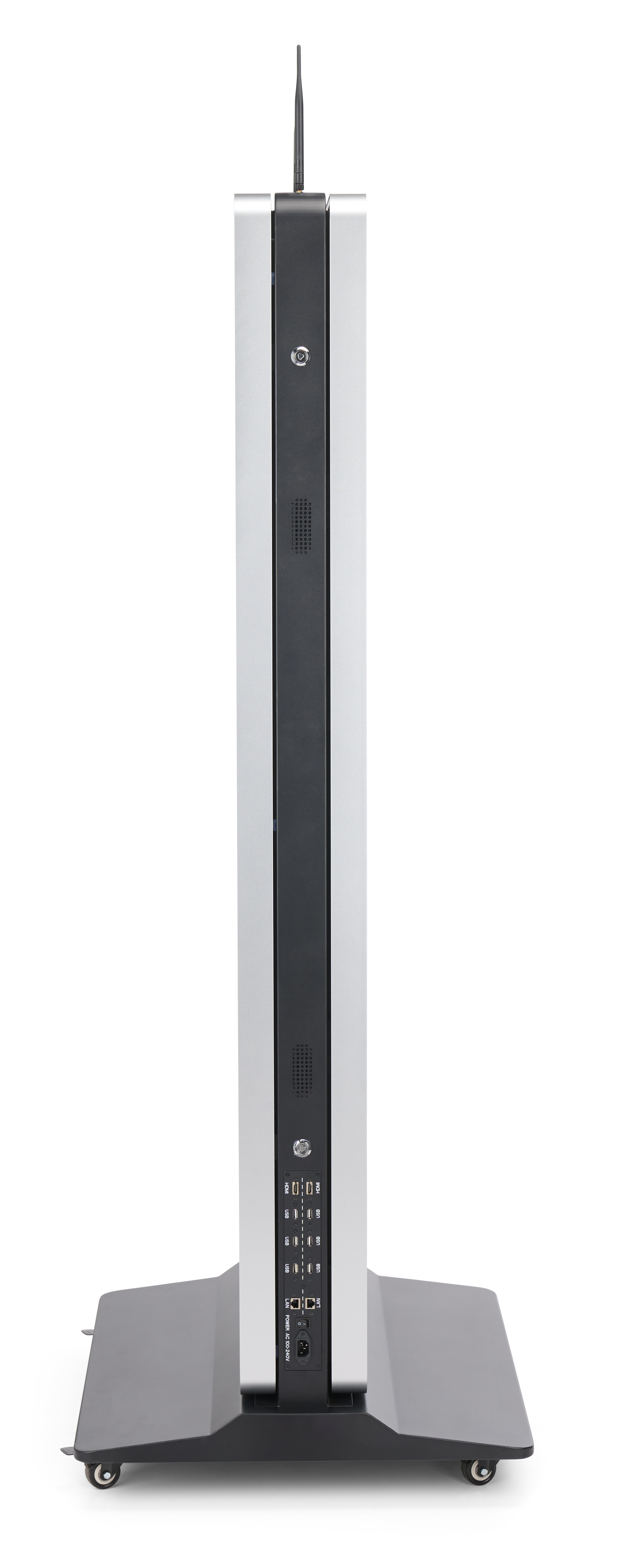 43"-55" 2-Sided Interactive Touch Screen Kiosk, Android Operating System, Wheels - Image 3