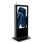 Double-sided digital non-touch display with dual 8 watt speakers
