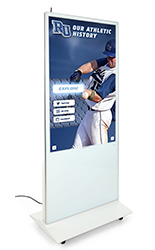 Advertising Multimedia Kiosk with Rocket Alumni Solutions Compatibility