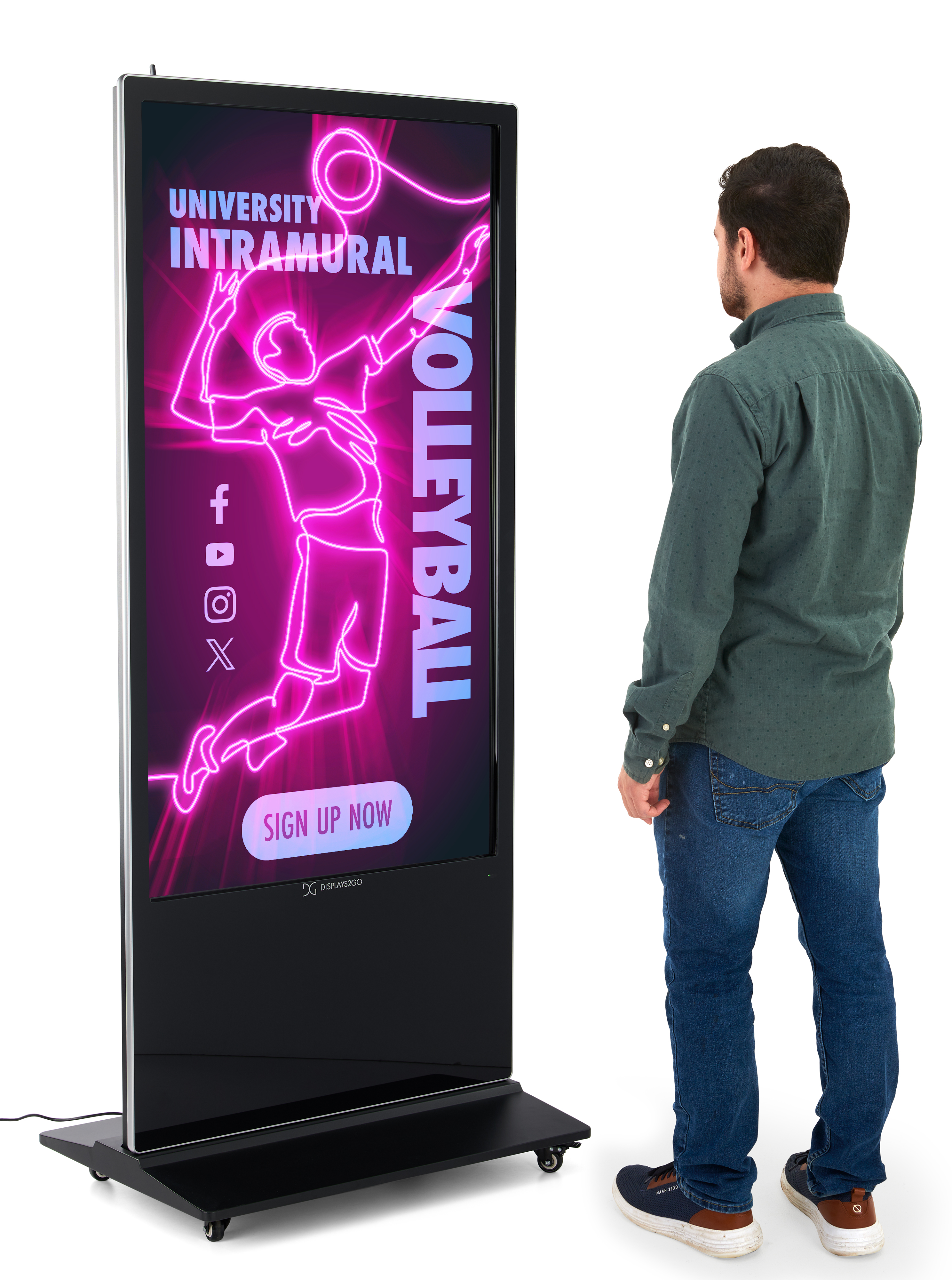 Advertising Multimedia Kiosk | Touchscreen Panel | Displays2Go