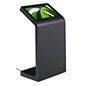 Floor standing touch screen kiosk with Android 11 operating system