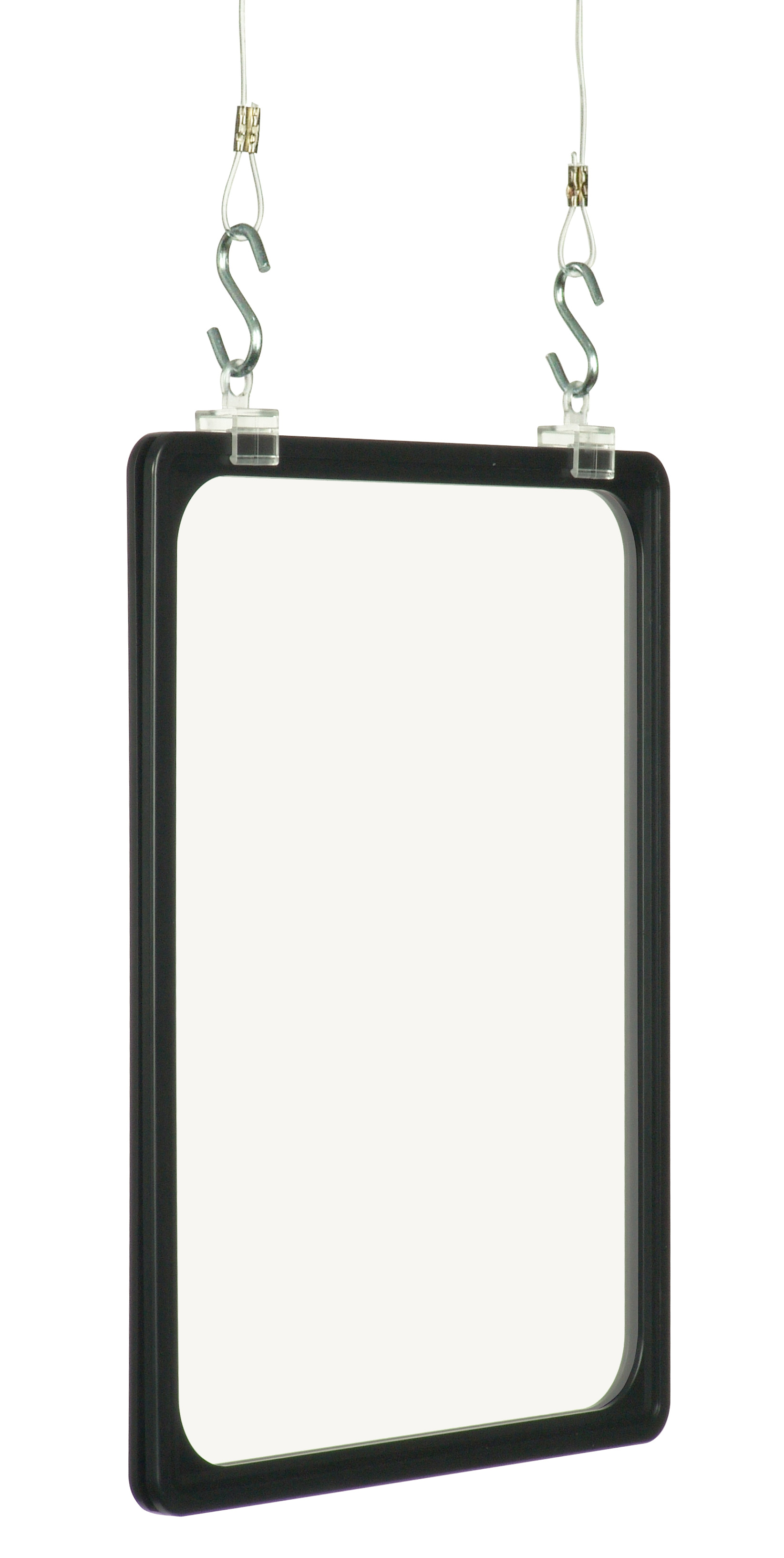 Hanging Sign Rack Hanging Display Signs | 8.5 x 11 Ceiling Sign Holder with Clips ...