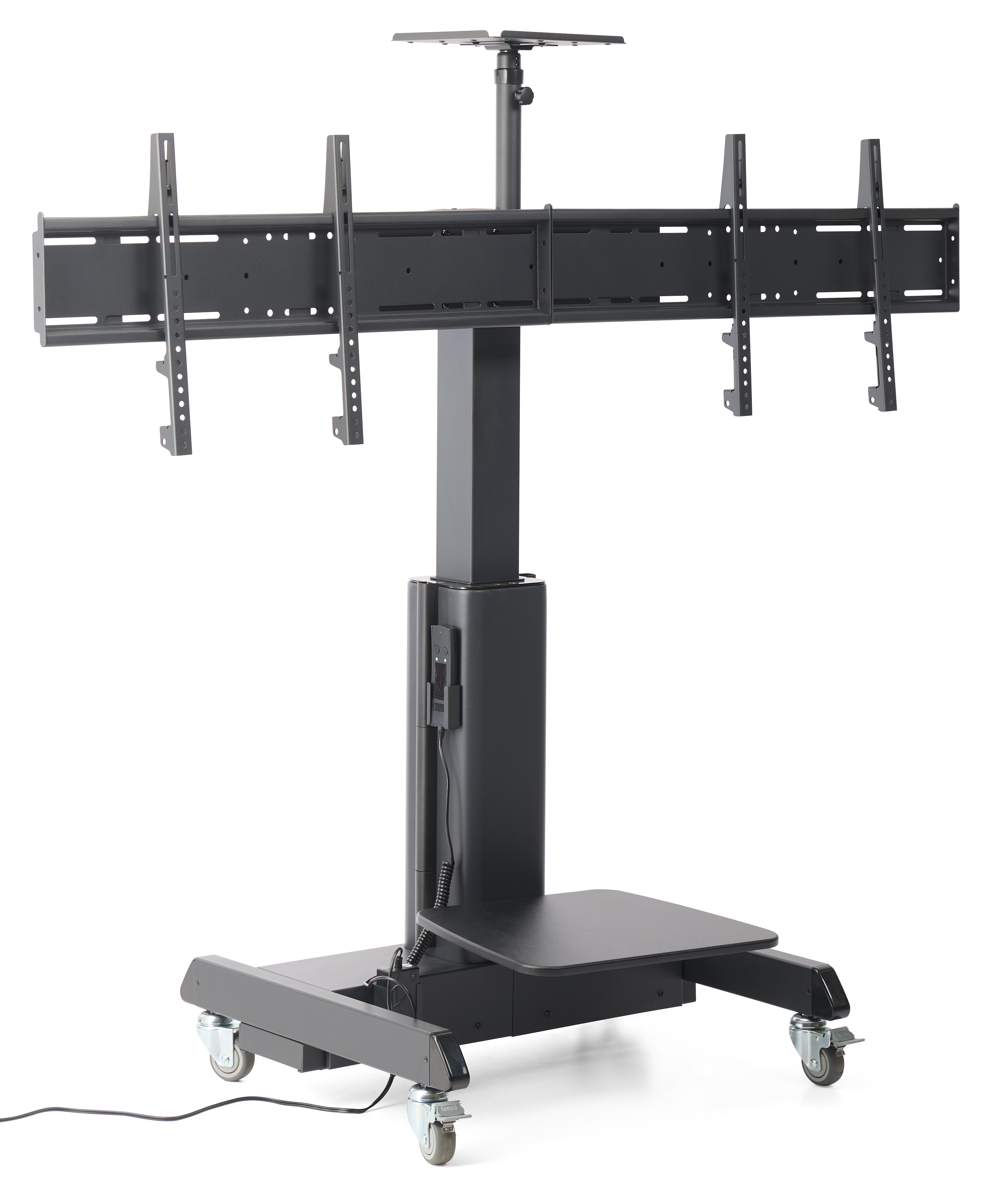 Motorized Double Screen TV Stand | Shop TV Stands | Displays2Go