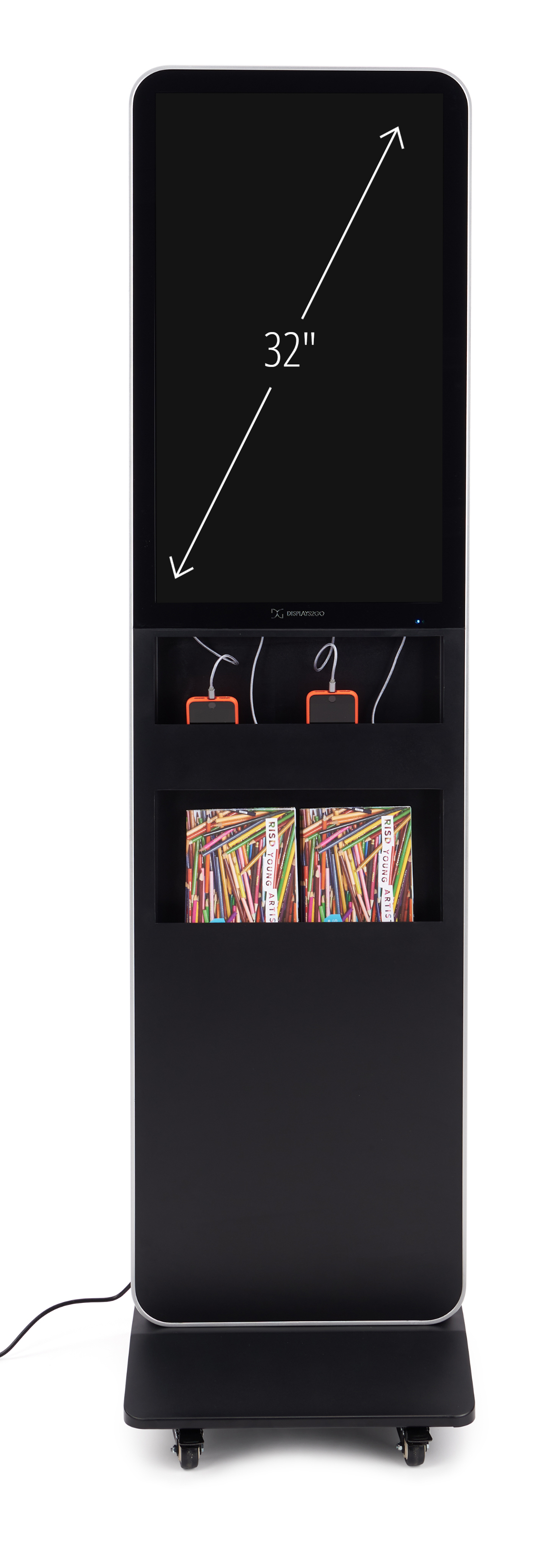 Virtual Magazine Racks Digital Magazine Rack with Charging Station | 32