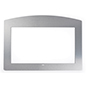 Adhesive decorative faceplate for commercial monitors with 43" screen design