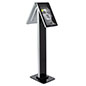 11 inch wide double-sided interactive kiosk stand 