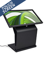 Adjustable Touch Screen Kiosk with Tempered Glass