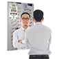 Digital mirror advertising display with 1920 x 1080 resolution 