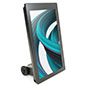 Portable outdoor digital signage with anti-reflection screen 