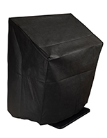 43" advertising screen protective cover with black polyester fabric