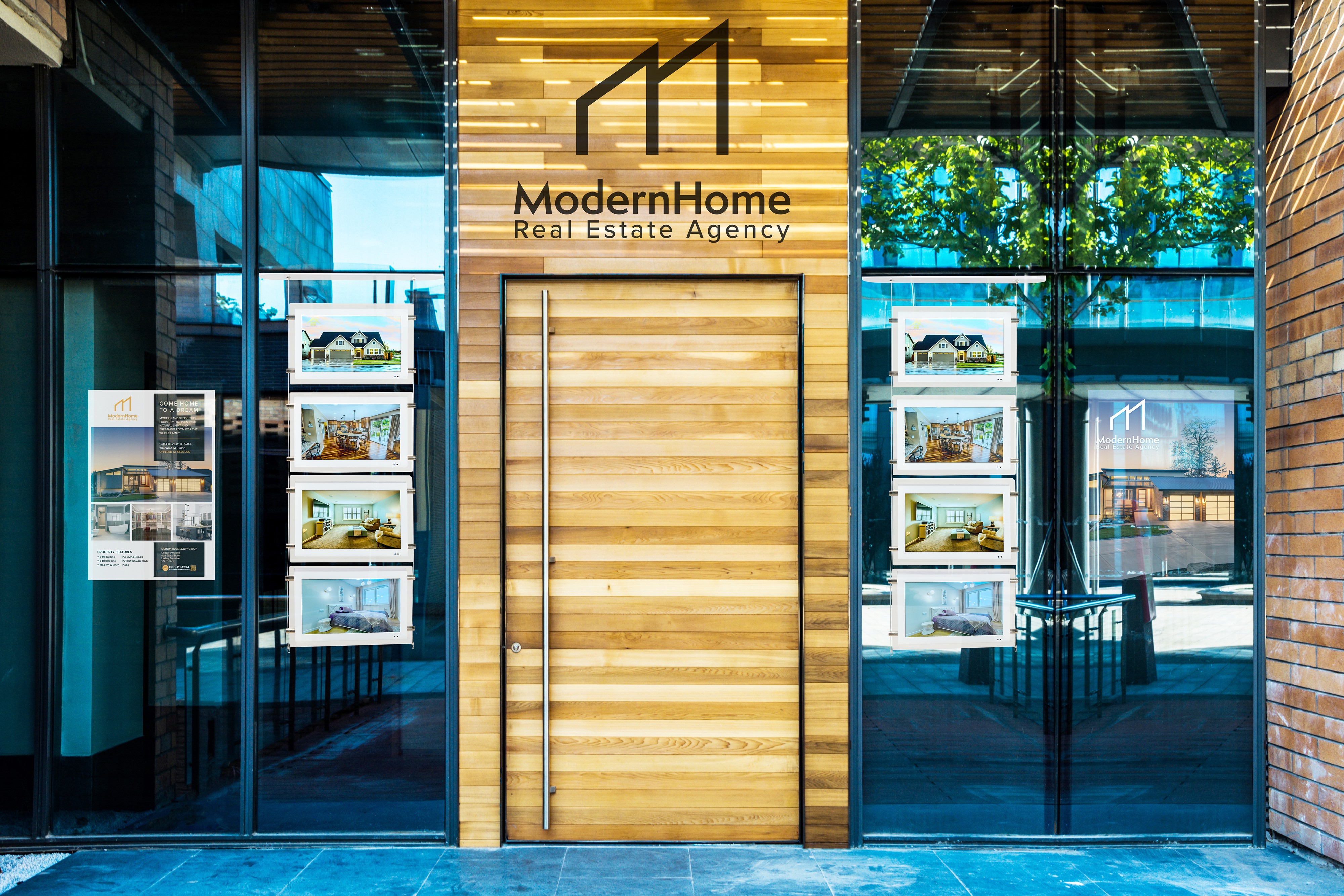 Digital Hanging Window Display | Viewable in Direct Sunlight | Displays2Go