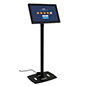22" height adjustable touch kiosk with WiFi and Bluetooth connection