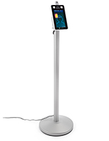 Non-contact body temperature screening kiosk with 0.1 second response time