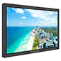 Touch screen wall monitor with pre-installed slideshow app