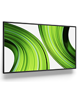 Digital signage monitor with a 29 pound lightweight construction